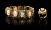 14 KT. YELLOW GOLD, CAMEO FLEX