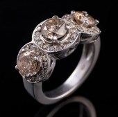 14 KT. YELLOW GOLD, DIAMOND TR