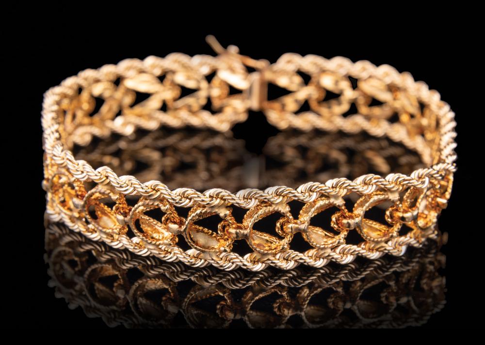 14 KT. YELLOW GOLD FLEXIBLE LINK