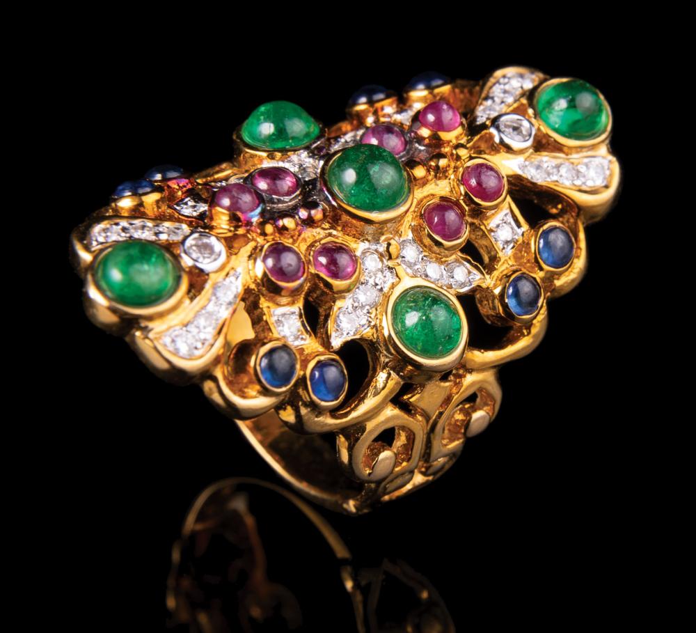 14 KT. YELLOW GOLD RING14 kt.
