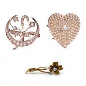 14 KT. YELLOW GOLD, SEED PEARL