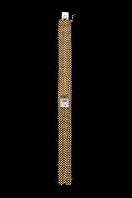 14 kt. yellow gold wristwatch, face