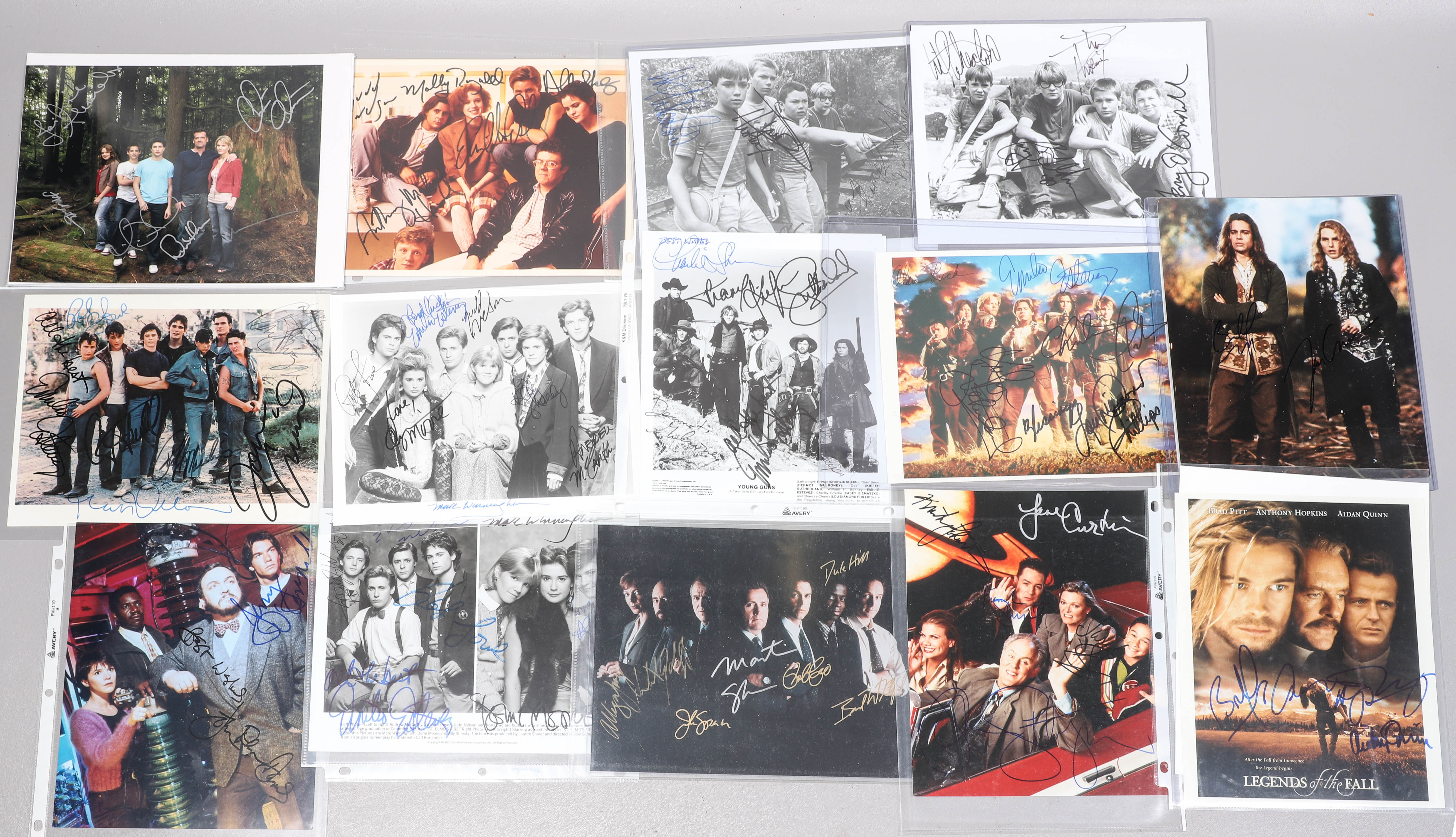 (14) Movie & TV signed cast photos,