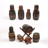 14 PC. CASK / KEG / BARREL LOT