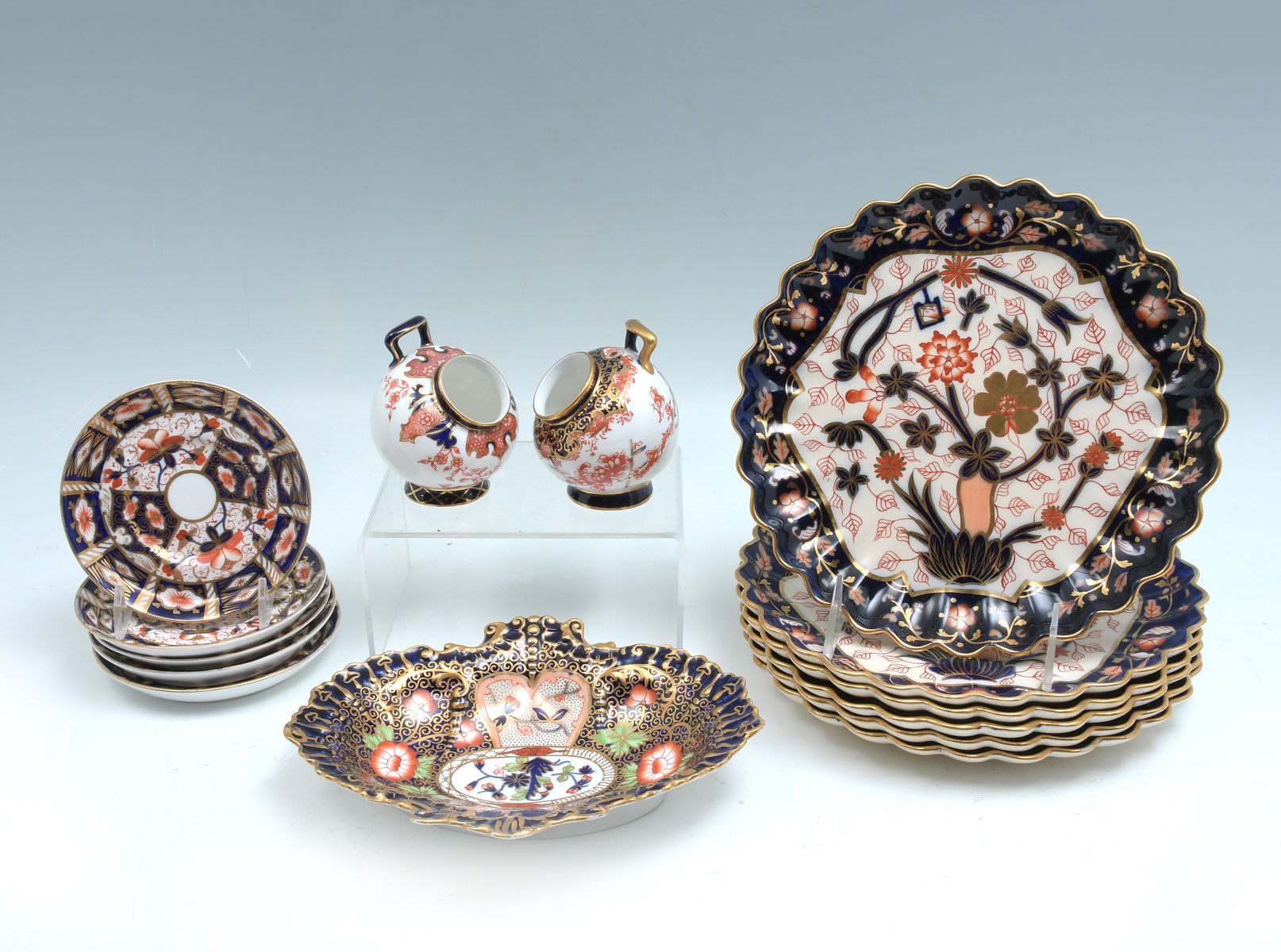 14 PC. CROWN DERBY & COPELAND