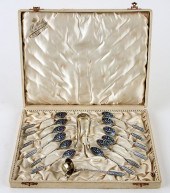 14 PC. P. HERTZ DANISH SILVER