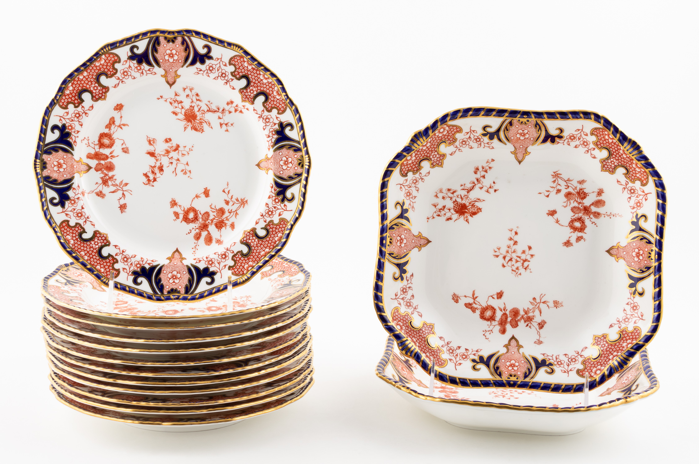 14 PC, ROYAL CROWN DERBY IMARI