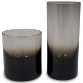(14 PC) SET OF MOSER SMOKED GL