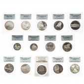 14 PCGS GRADED COMMEMORATIVE H