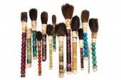 (14 PCS) CHINESE INK BRUSHES W