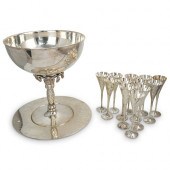 (14 PCS) LARGE SILVER PLATED G