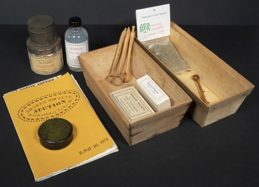 (14 PCS) MAINE SHAKER MEMORABILIA