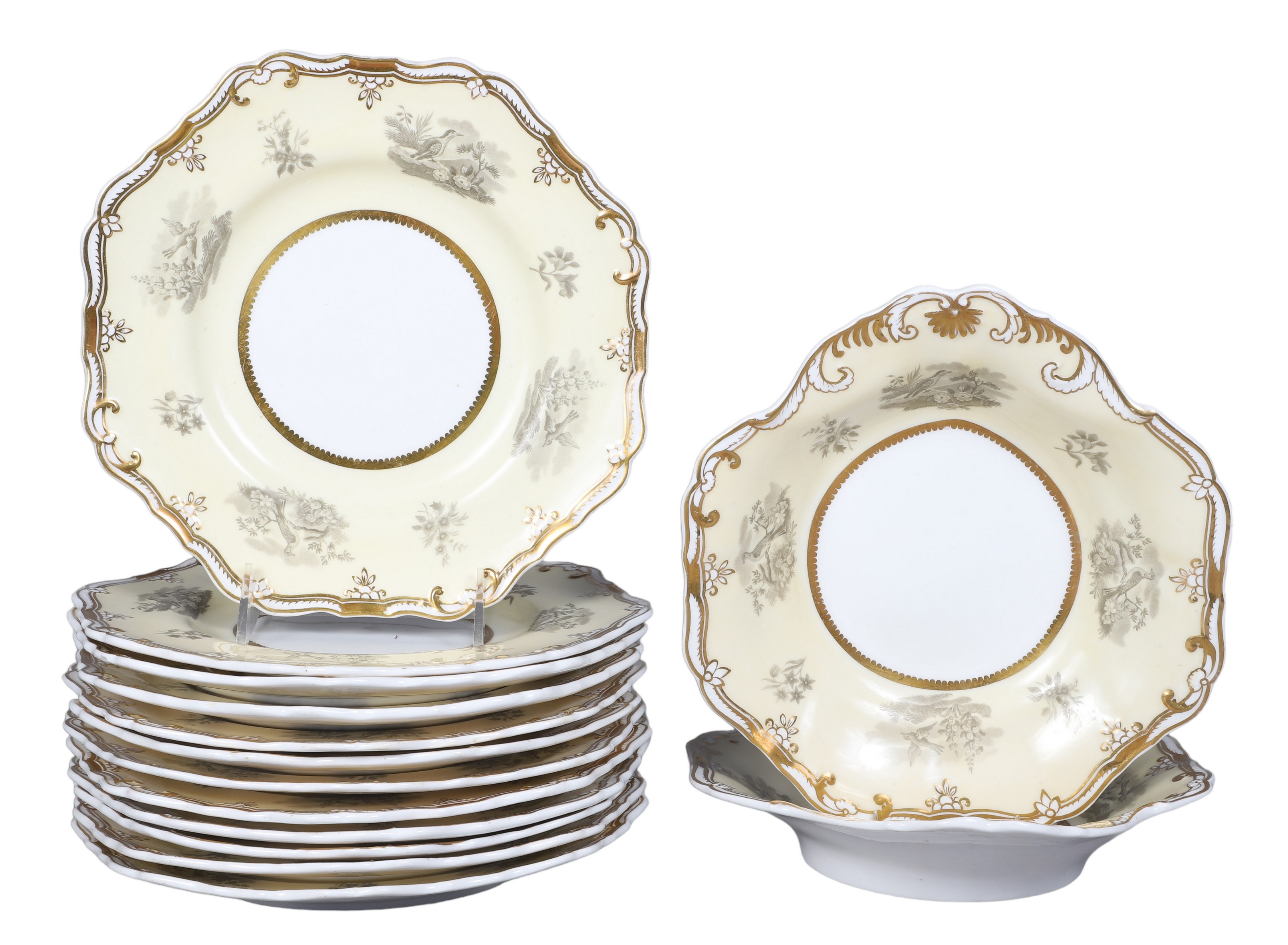 (14) Pcs Spode porcelain