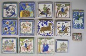 14 PERSIAN TILES14 Persian qaj