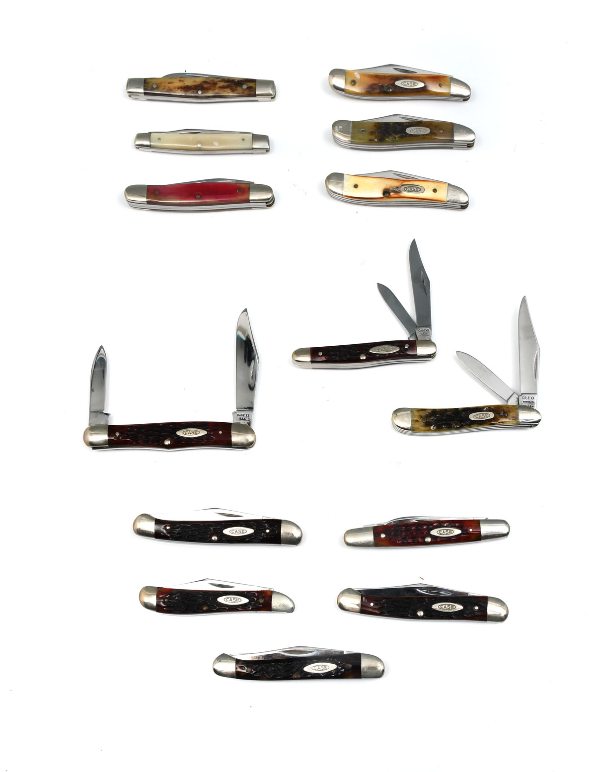 14 PIECE CASE FOLDING POCKETKNIFE