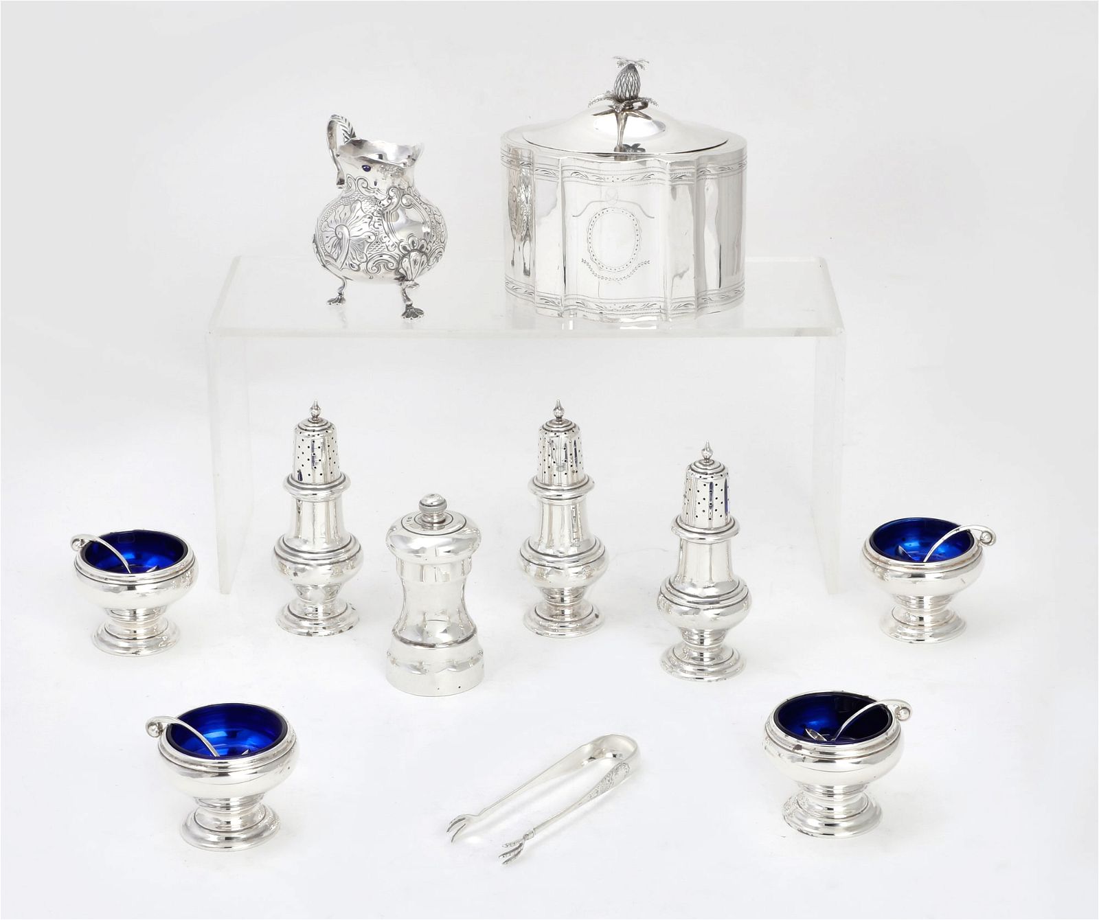 14 PIECE GROUP OF SILVER