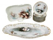 14 PIECE LIMOGES SHELL PORCELA
