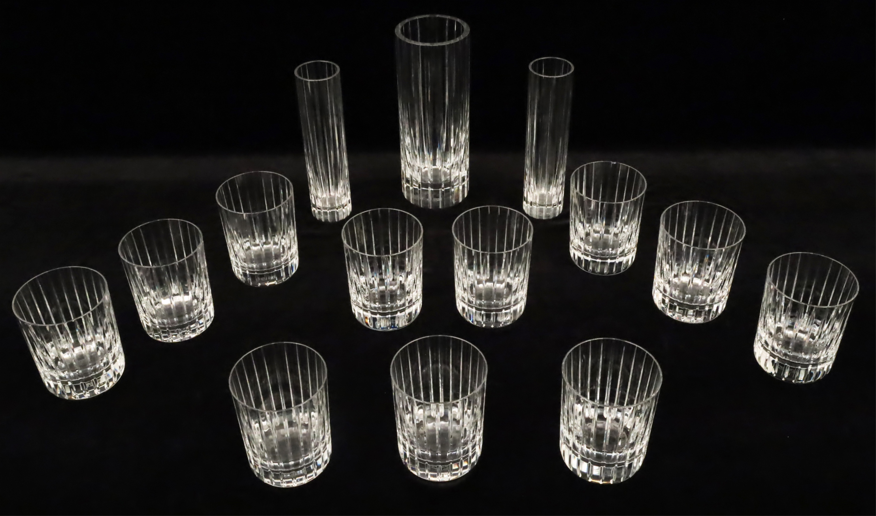 14 PIECE LOT OF SIGNED BACCARAT