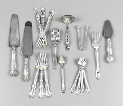 14 pieces assorted sterling