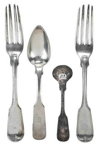 14 PIECES CHARLESTON COIN SILVER