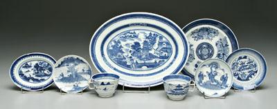 14 pieces Chinese blue and white