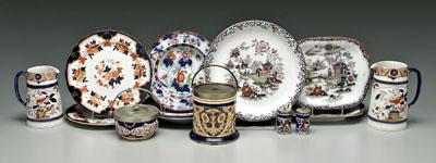 14 pieces English ironstone,