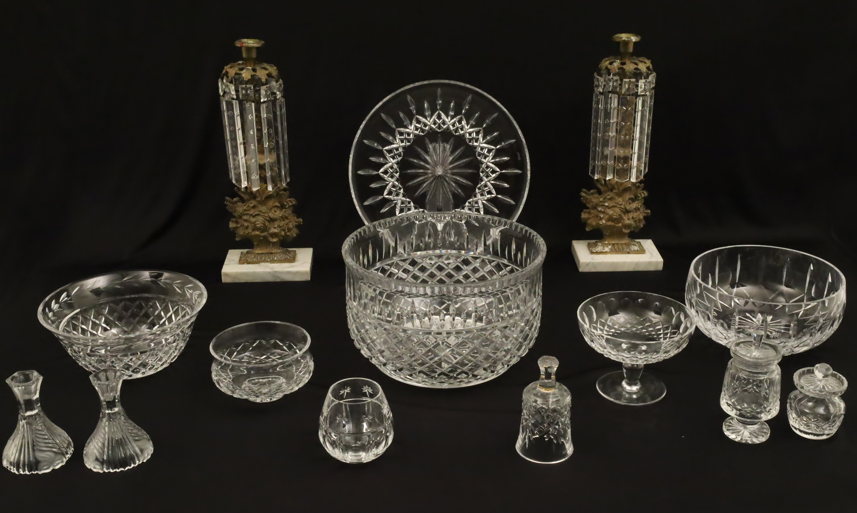 14 PIECES OF DINING CRYSTAL