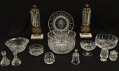14 PIECES OF DINING CRYSTAL IN