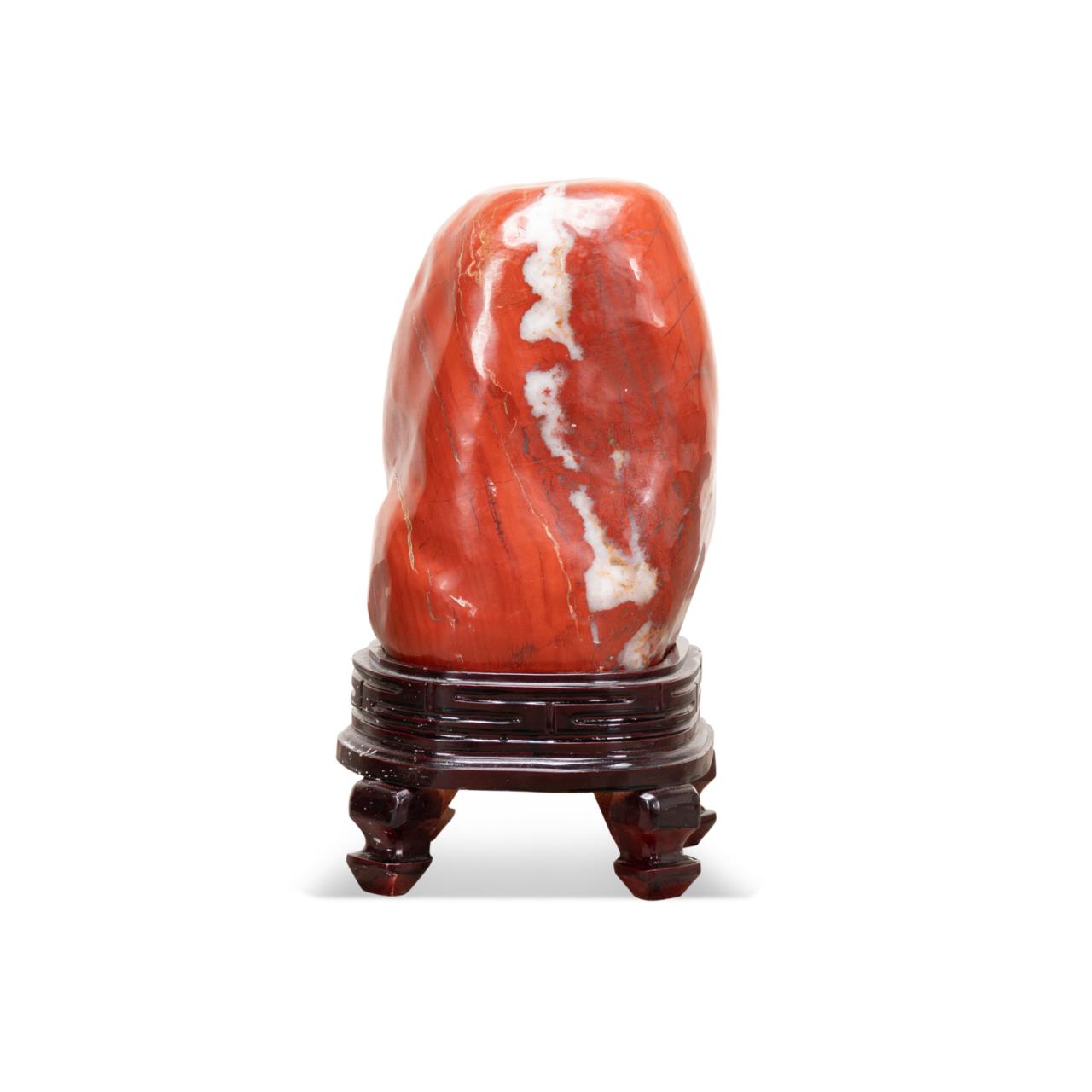 14" POLISHED RED JASPER SPECIMEN W/