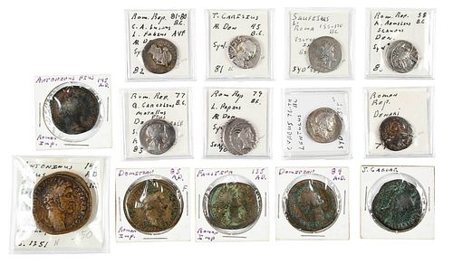 14 ROMAN COINSlarge bronze