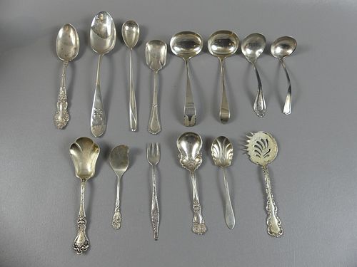 14 STERLING SERVING PIECESLot 14