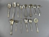14 STERLING SERVING PIECESLot
