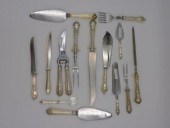 (14) STERLING SILVER HANDLED P
