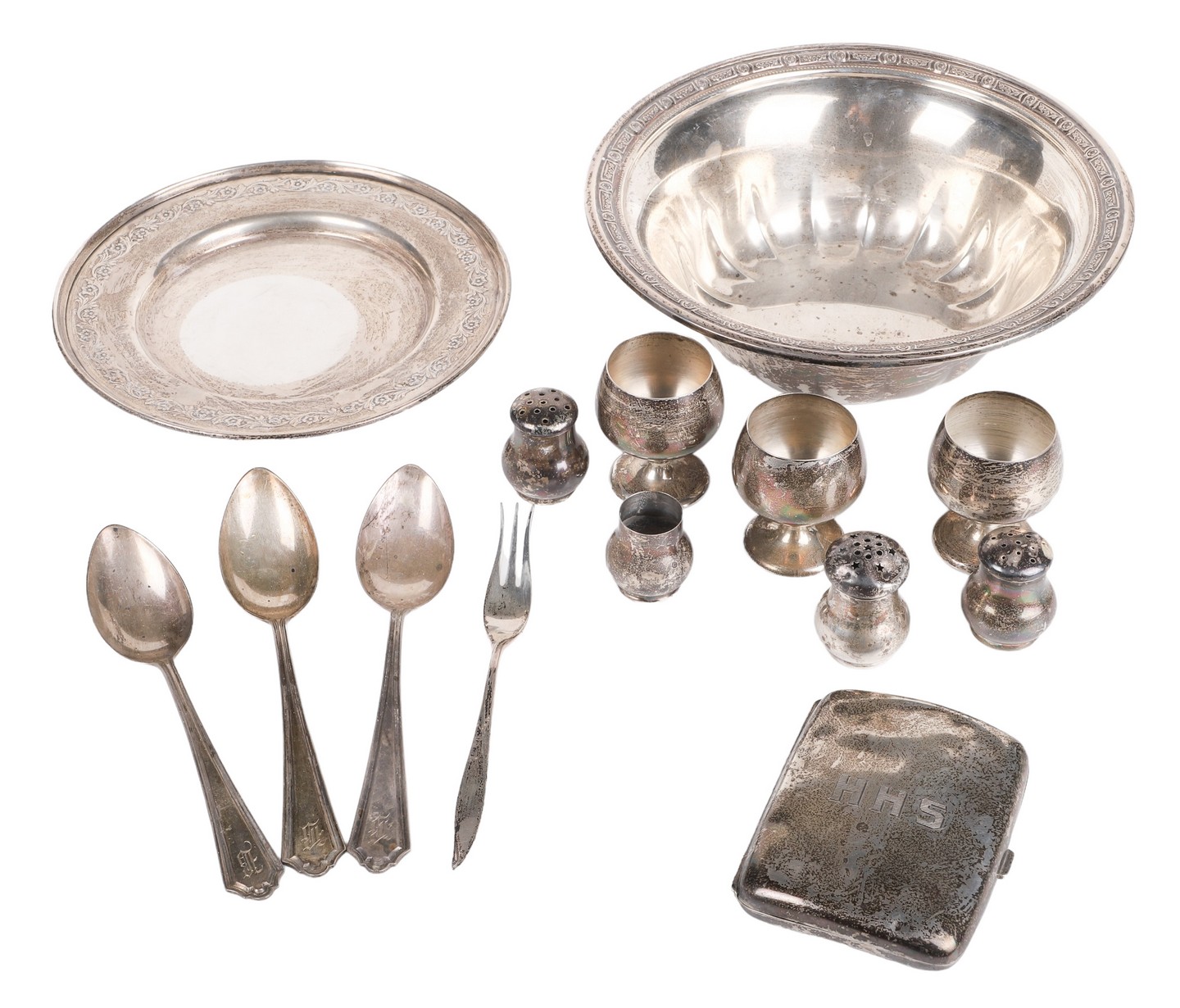 (14) Sterling silver items, 15.87