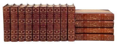14 VOLUMES, TWO LEATHERBOUND
