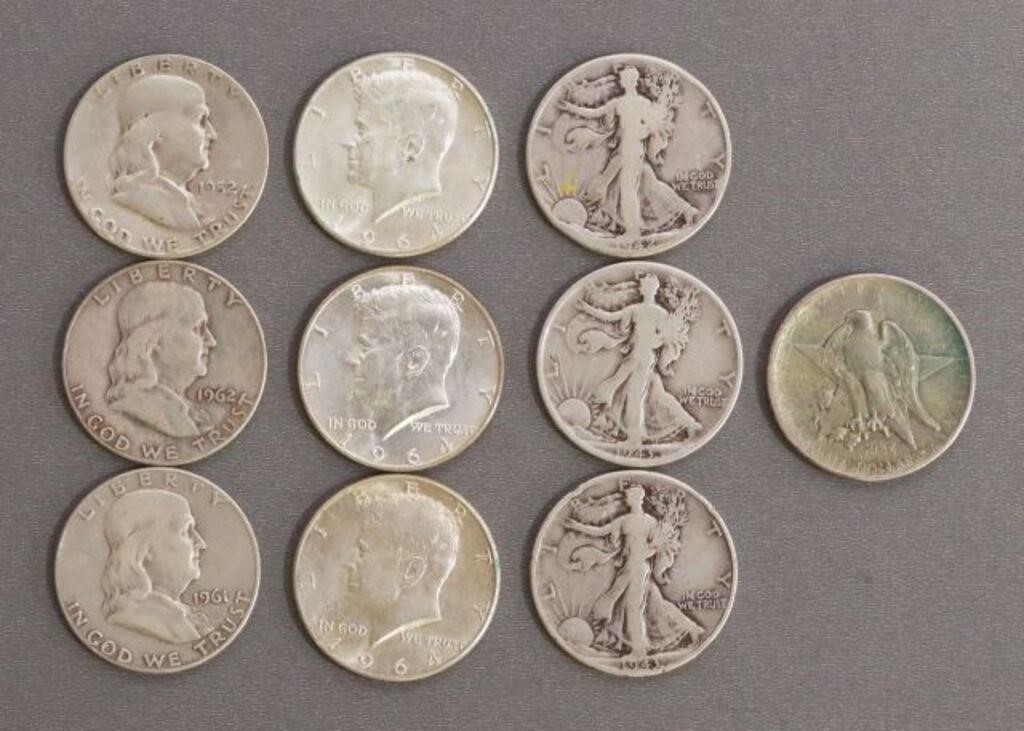 (143) US PRE 1965 HALF DOLLARS, 1