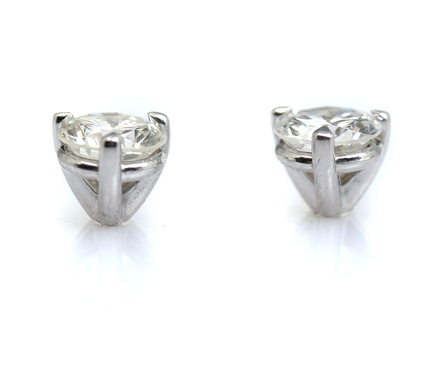 14K 1.0 CTW MARTINI SET DIAMOND EAR