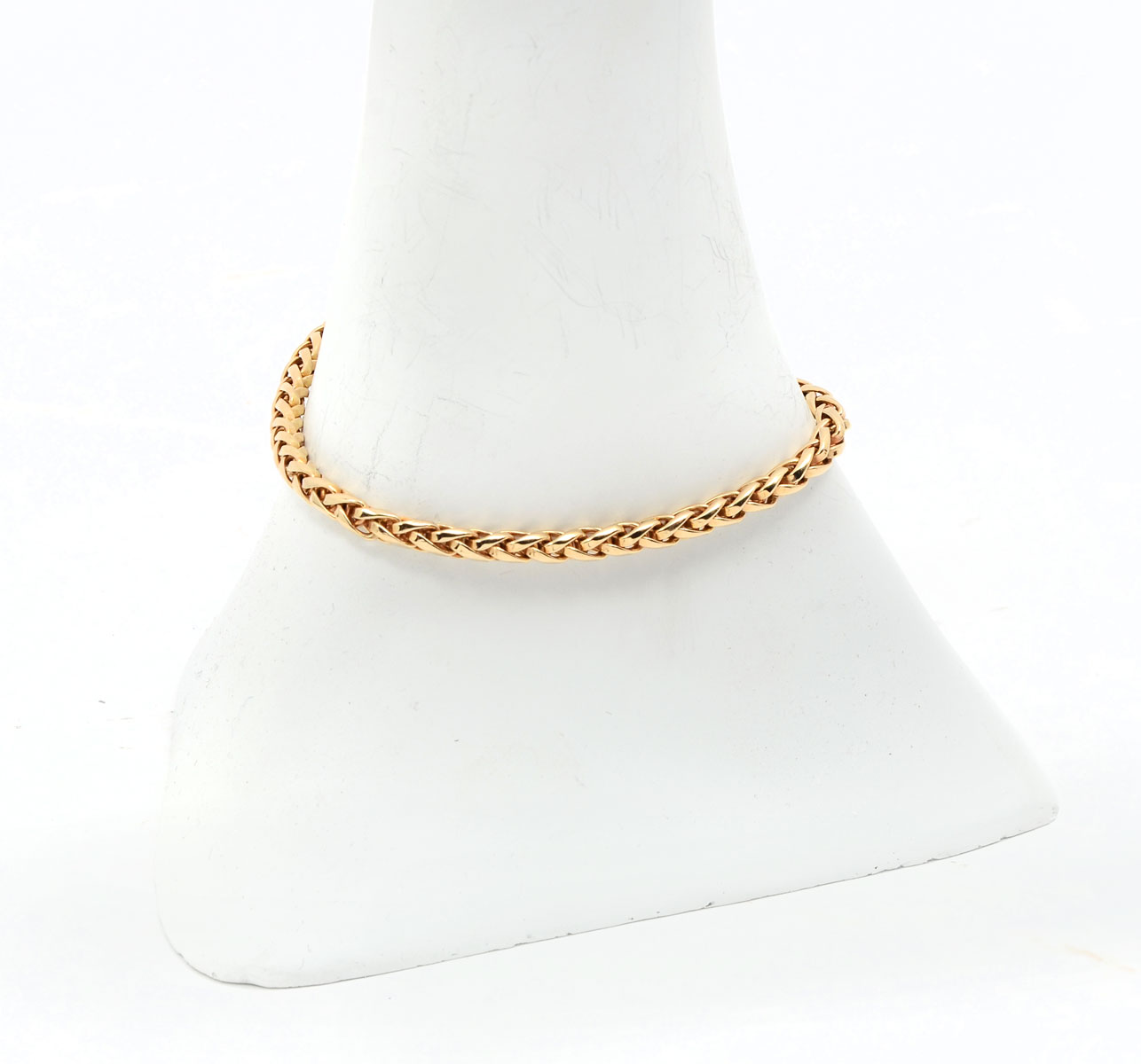 14K 14.46 GRAM SOLID WHEAT LINK