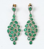 14K 16.94 CTW DIAMOND & EMERAL