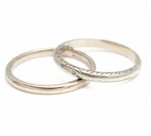 14K & 18K BANDS: 1) 14K white