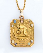 14K 18K COLLEGIATE EIWA WRESTL