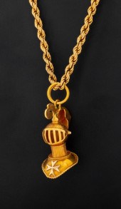 14K 18K TURQUOISE KNIGHT HELME