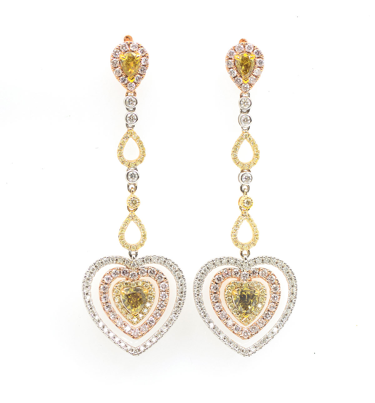 14K 3.08 CTW WHITE & COLORED
