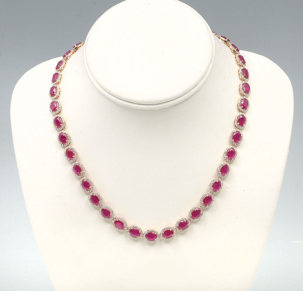 14K 37.33 CTW RUBY & DIAMOND