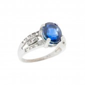 14K 4.11 CT KYANITE & DIAMOND