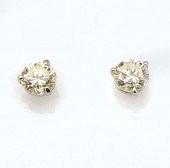 14K .57 CTW DIAMOND STUD EARRI