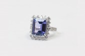 14K 7.30 CT TANZANITE & DIAMON