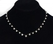 14K 9.37 CWT DIAMOND RIVIERE N