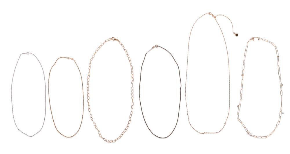 14K AND 18K GOLD CHAIN NECKLACES