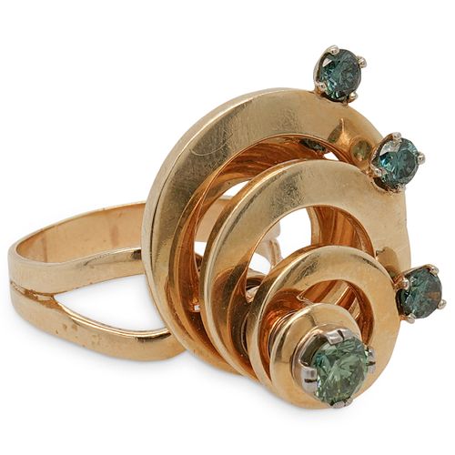 14K AND DIAMOND MECHANICAL